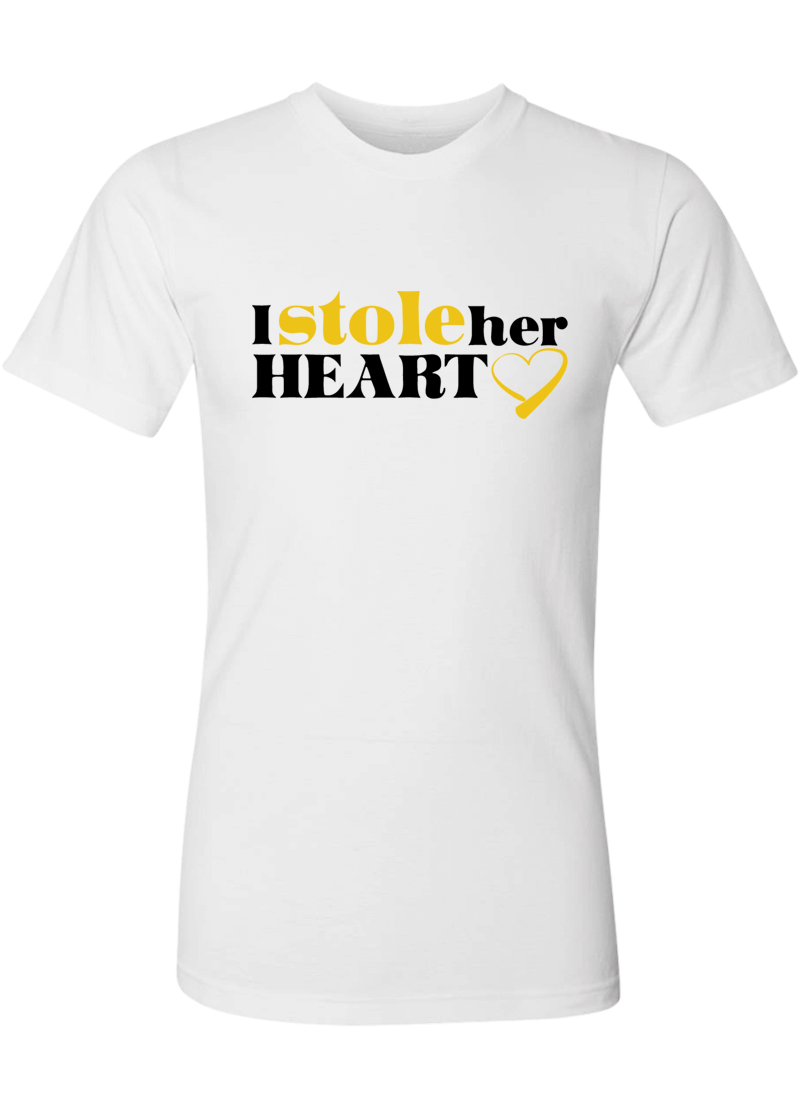 I Stole Her Heart & So I Am Stealing His Last Name - Couple Shirts