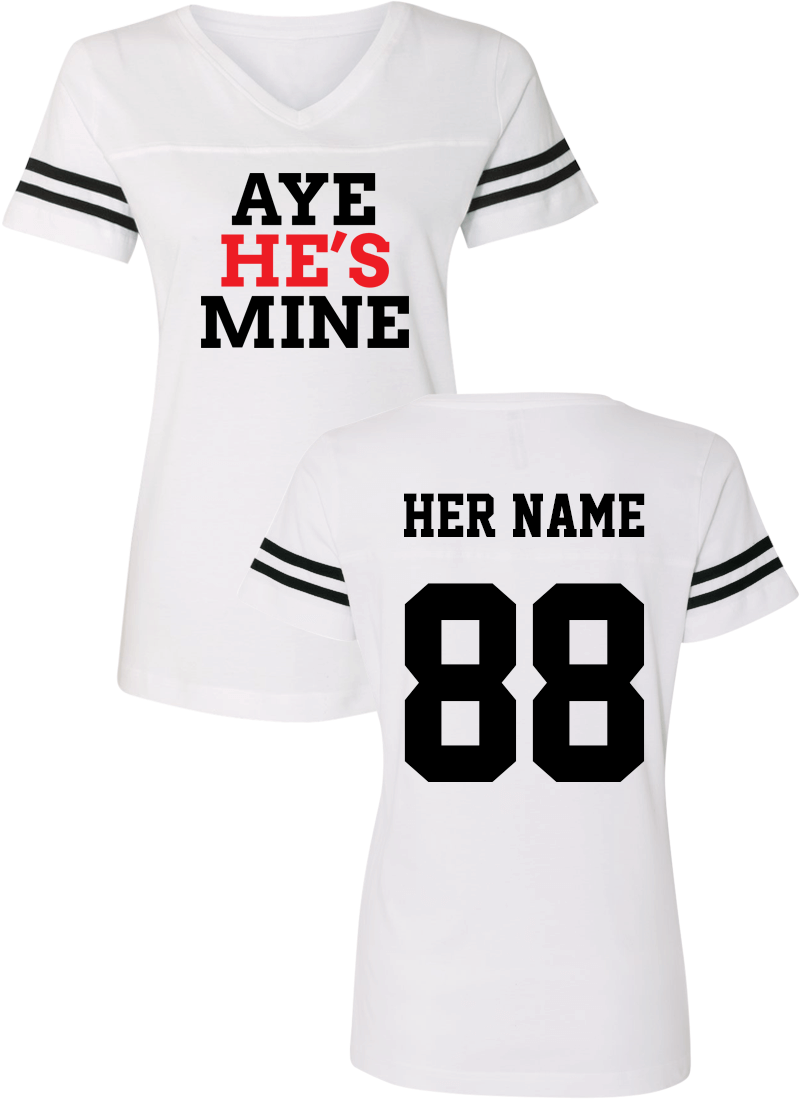 Aye She's Mine & Aye He's Mine - Couple Cotton Jerseys