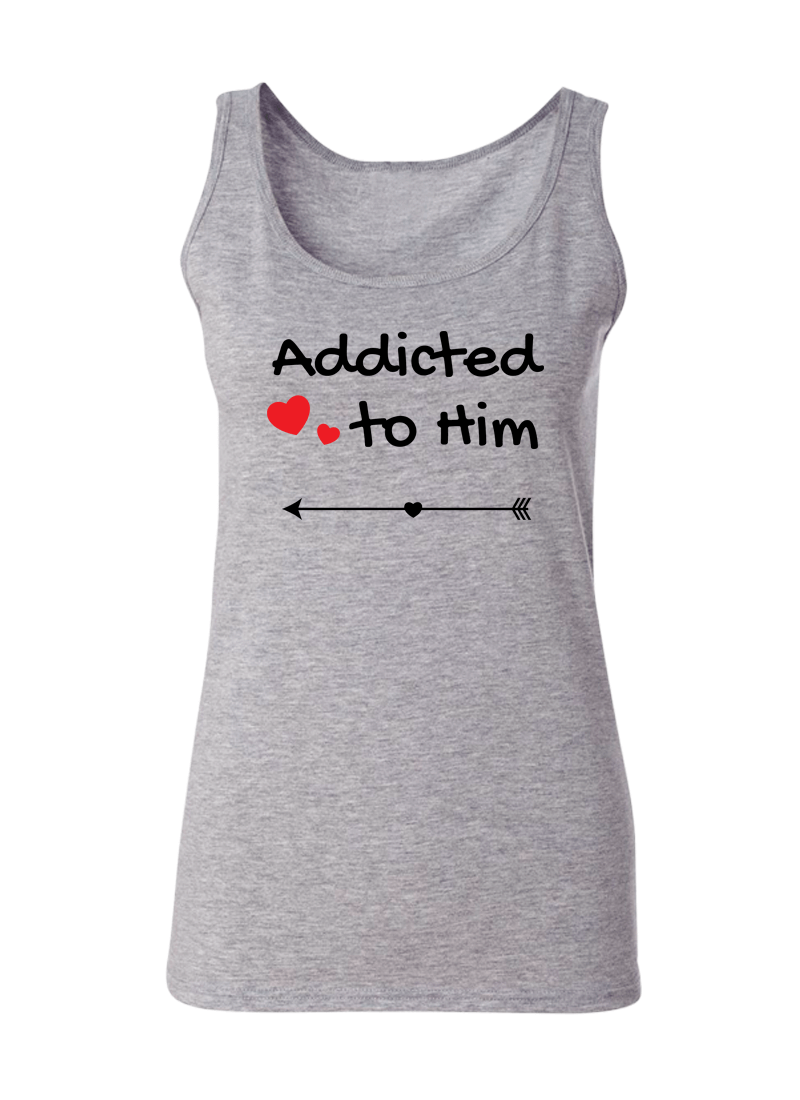 Addicted To Her & Him - Couple Tank Tops