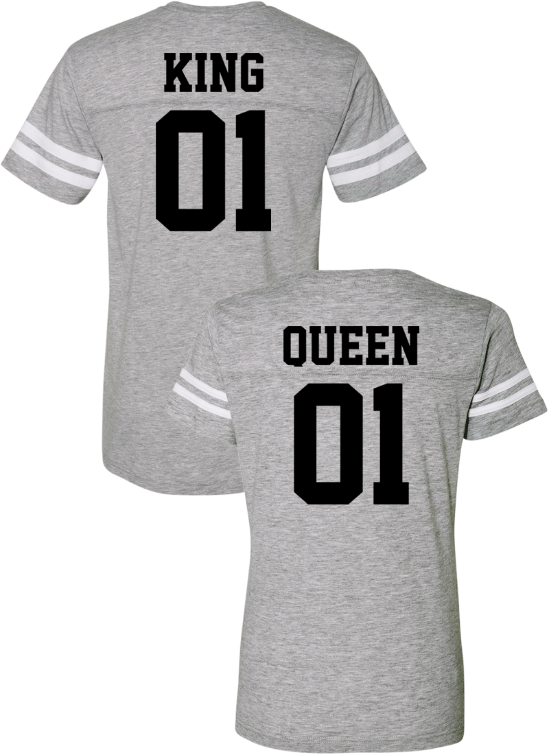 King 01 & Queen 01 Couple Sports Jersey