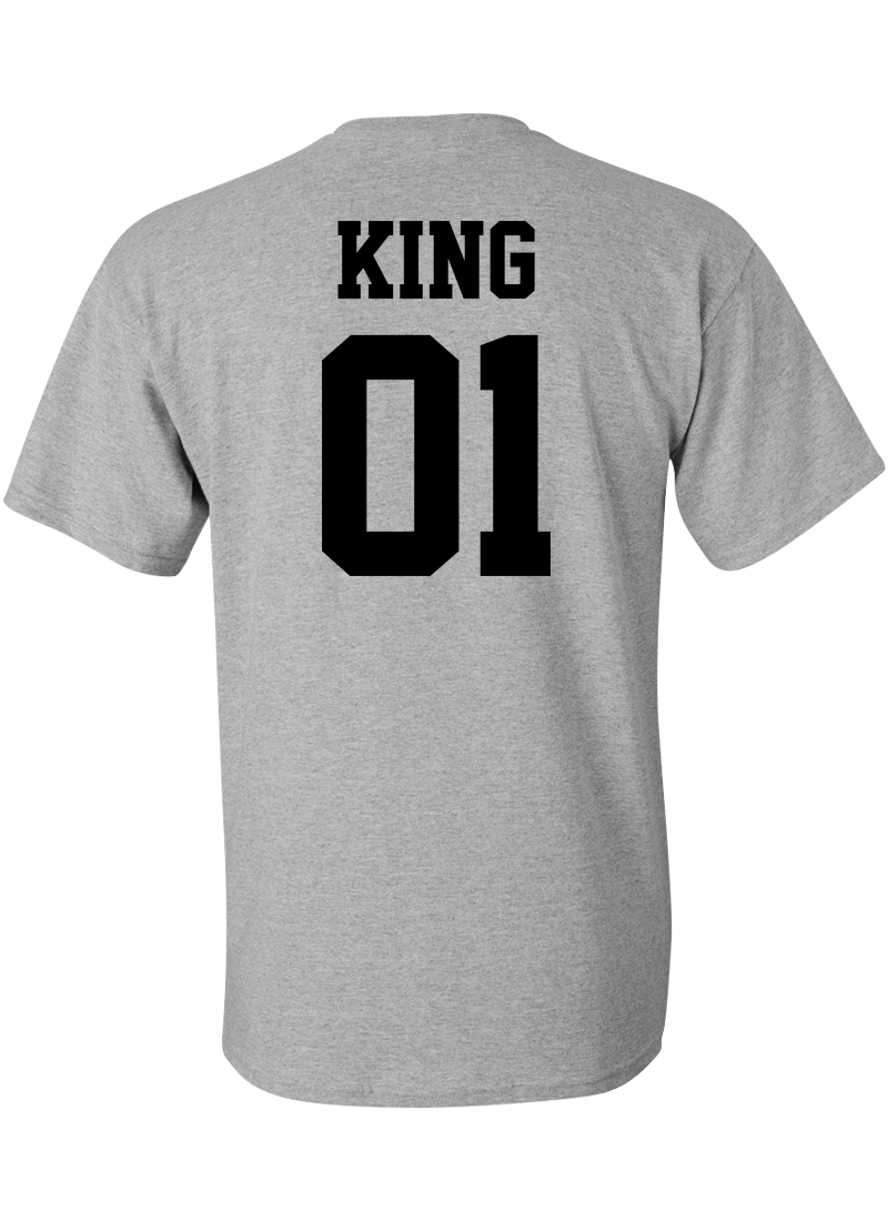 King 01 & Queen 01 - Couple Shirts