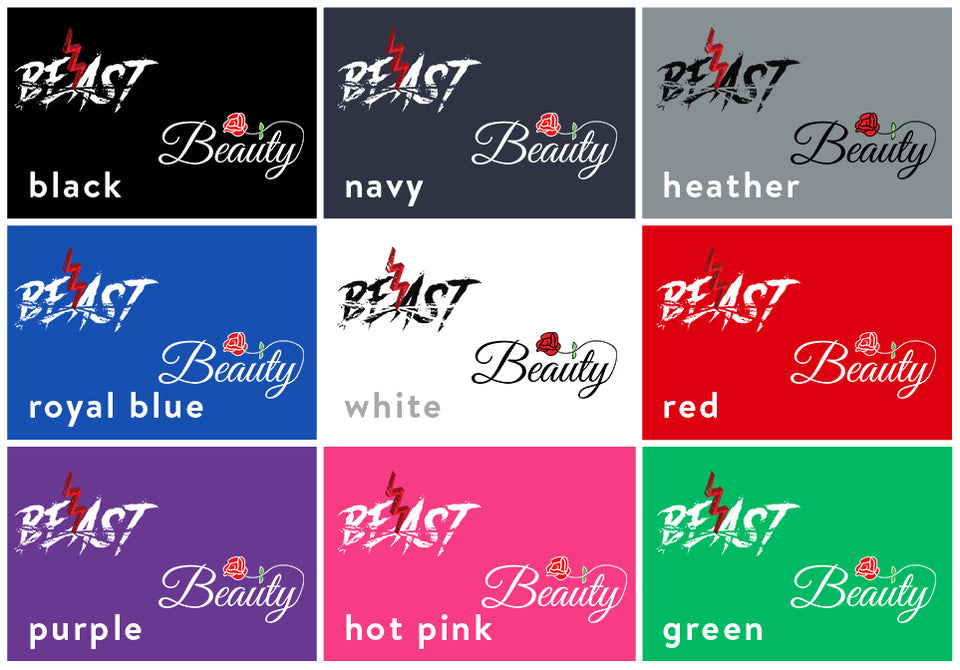 Beast & Beauty - Couple Cotton Jerseys