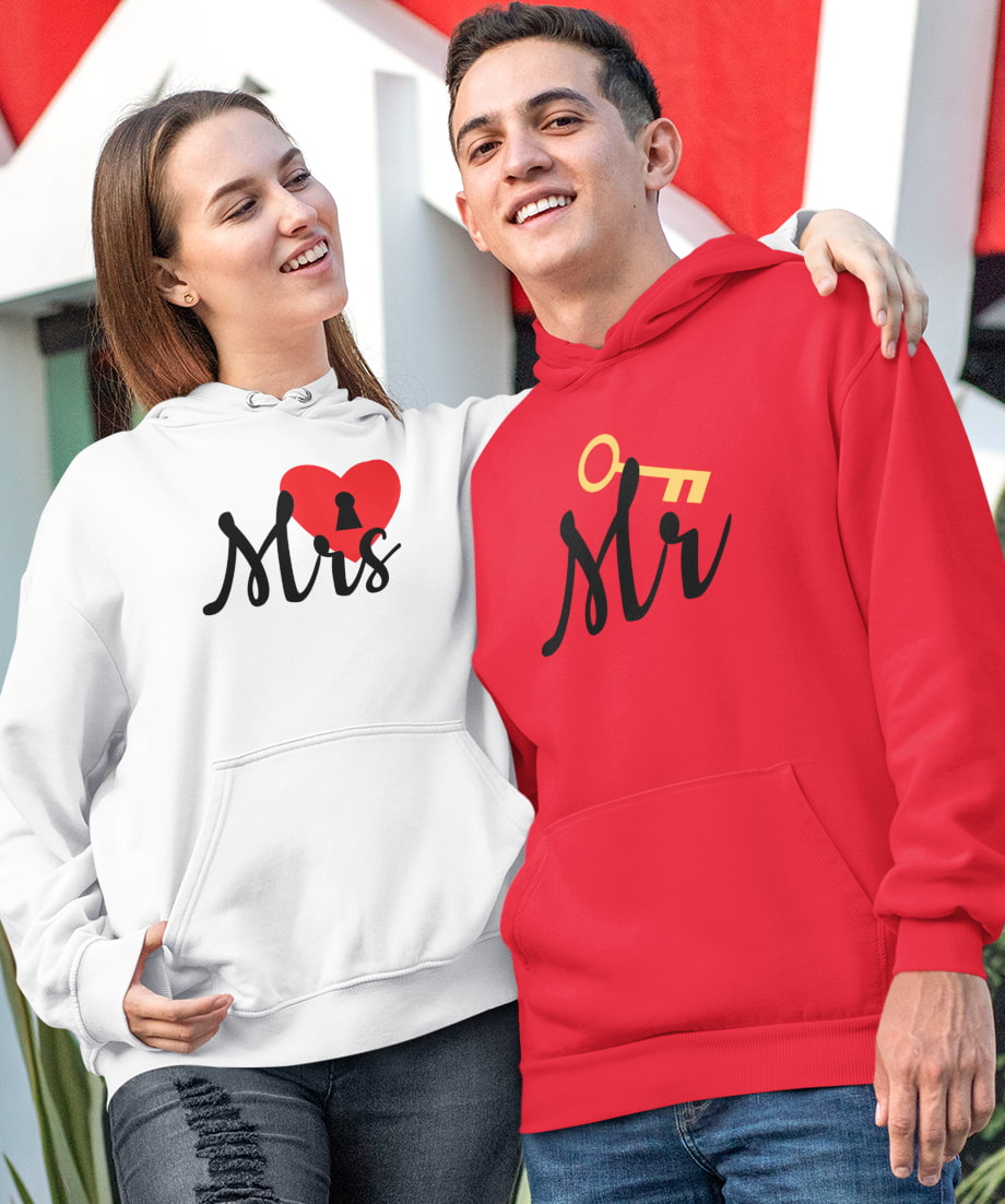 Mr. & Mrs. - Couple Hoodies