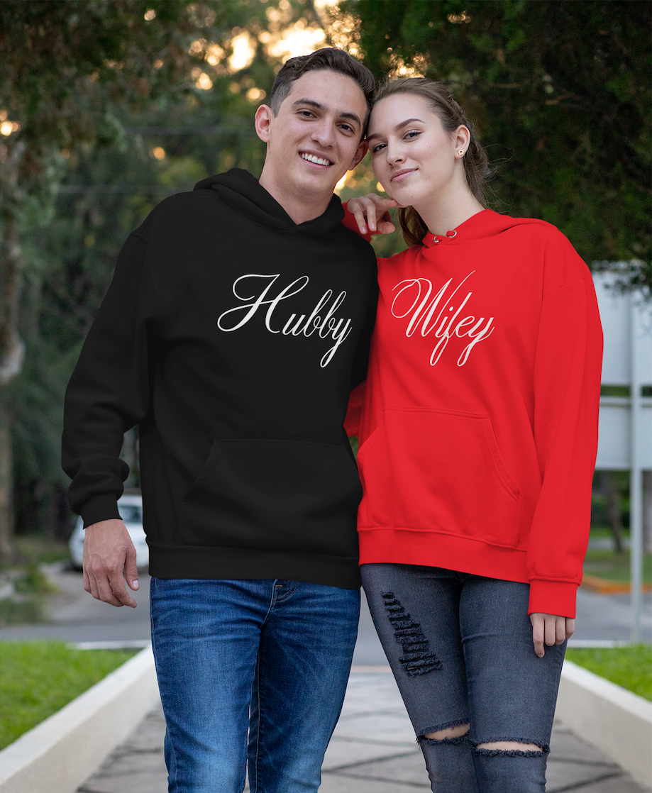 Hubby & Wifey - Couple Hoodies